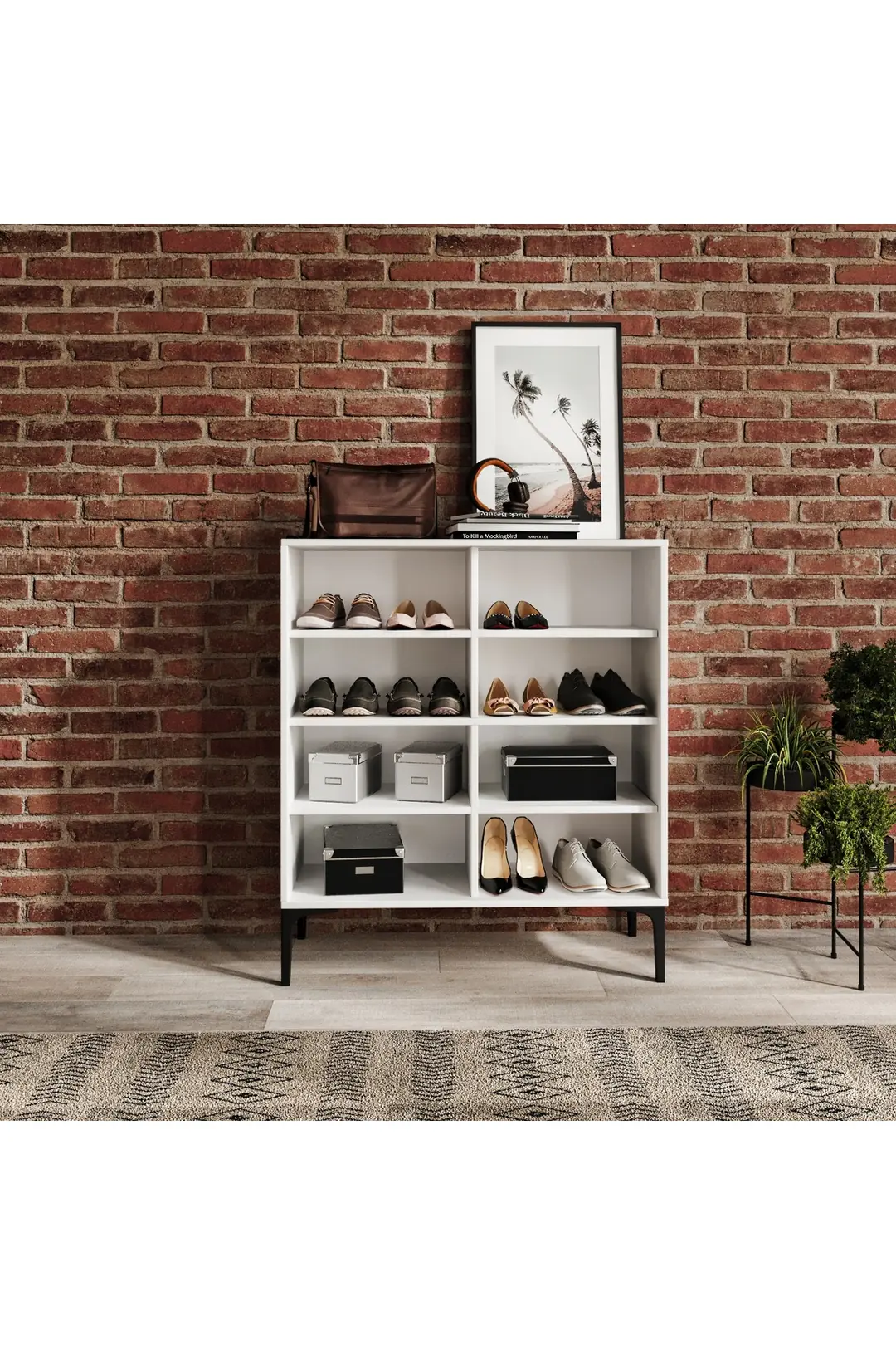 Focus White Çok Amaçlı Dolap/ayakkabılık (%100MDF) 4