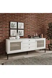 Trio White Konsol(%100mdf) 3