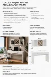 LUCCA ÇALIŞMA MASASI(%100MDF) 3