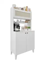 Truva hasırlı kahve köşesi,erzak dolabı,kiler dolabı çok amaçlı mutfak dolabı(%100mdf) 4
