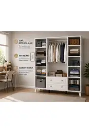 MADRİD AYNALI ÇOK FONKSİYONEL GENÇ ODASI (%100MDF) 3