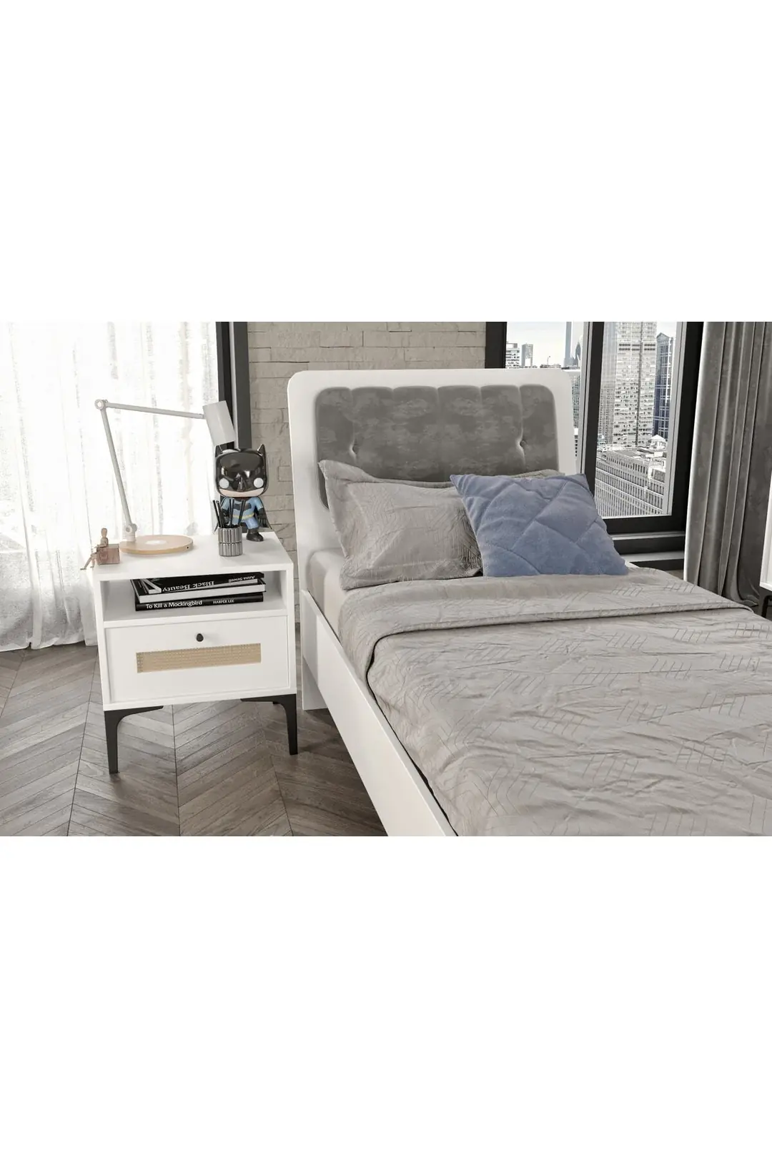 Trio White Karyola(%100mdf) 3