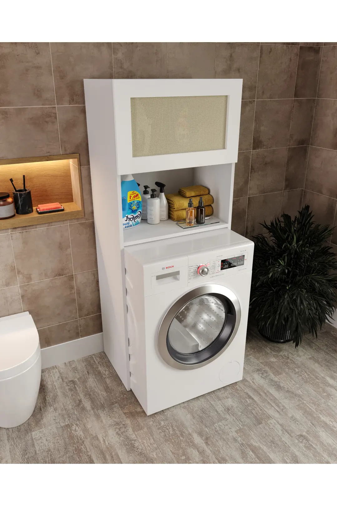 mona banyo,çamaşır makina dolabı(%100mdf) 3