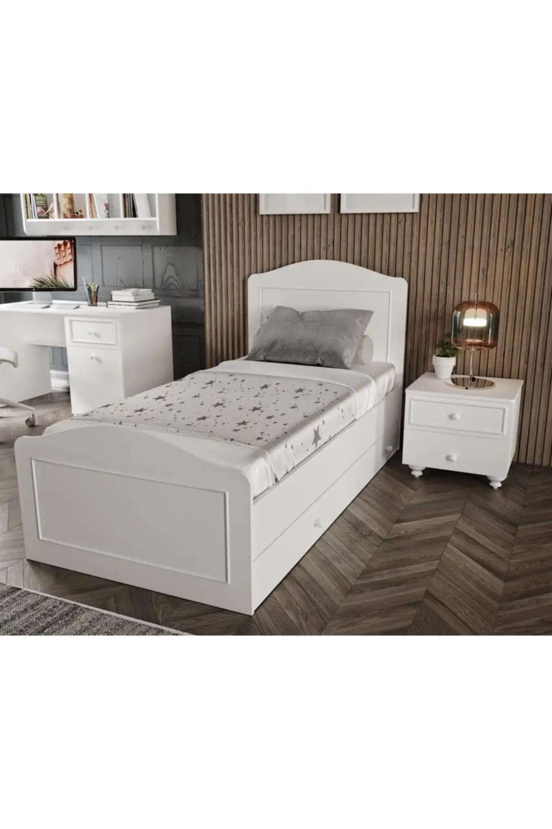 Montes Yavrulu Karyola (100X200) (%100MDF) 5