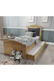 Romantic Yavrulu Karyola (MEŞE) (100X200) (%100MDF) 2