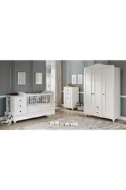 Sandy 3 Kapaklı, 2 Çekmeceli Dolap/gardırop (%100MDF) 3