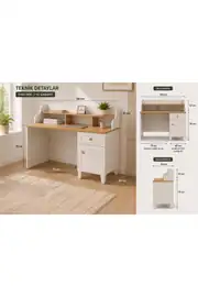 Smart Ders Çalışma Masası (%100MDF) 3
