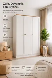 Smart 3 Kapılı Dolap(%100MDF) 3