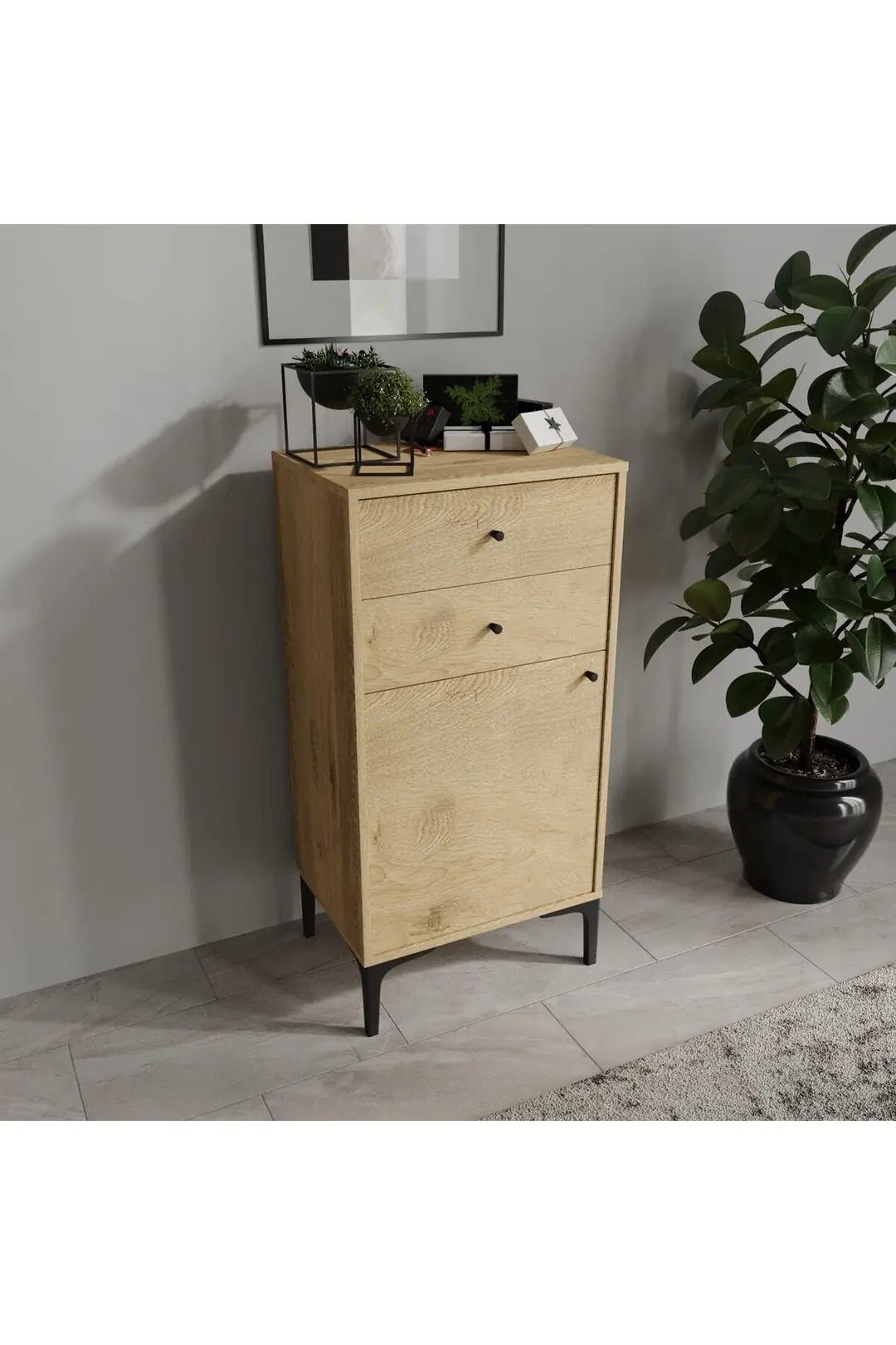 Focus Şifonyer Meşe (%100MDF) 2