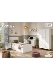 madrid 3 kapaklı,raflı,2 çekmeceli dolap/gardırop (%100mdf) 4