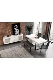 TRİO DEKORATİF MASA (90X190) 3