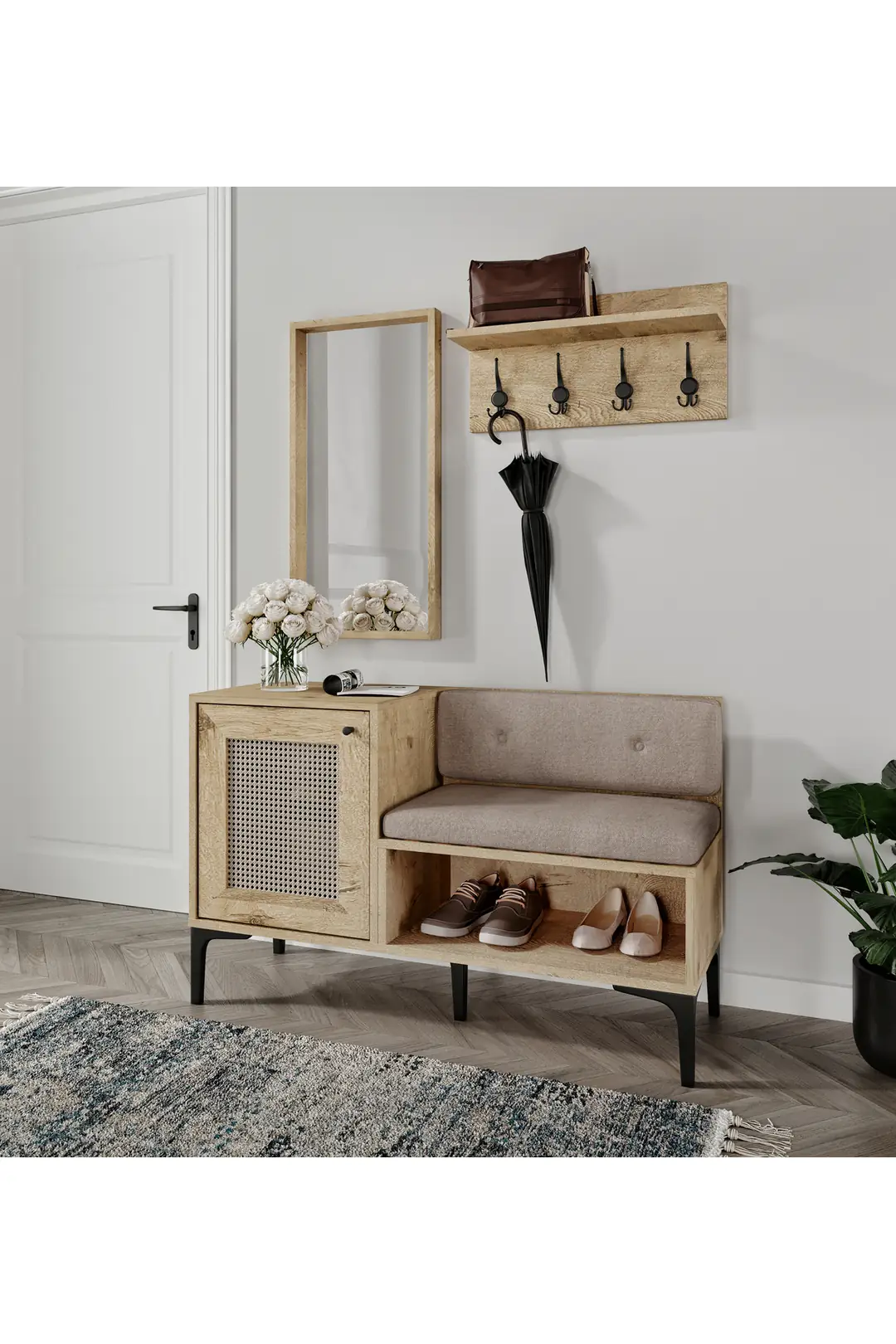 tarz portmanto/ayakkabılık(%100mdf) 3
