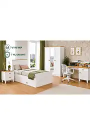 smart 3 kapılı aynalı genç odası takımı (%100mdf) 1
