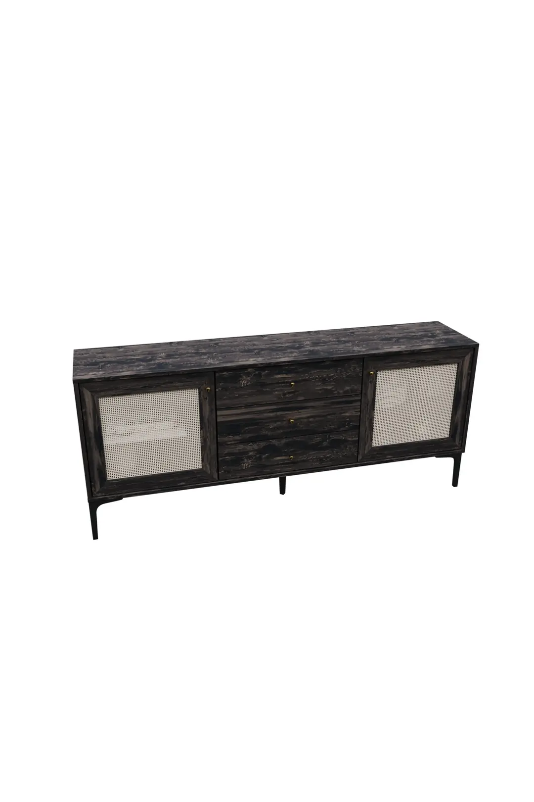TRİOO TUVALO ÇEKMECELİ,KAPAKLI,KONSOL ÇOK AMAÇLI DOLAP (%100MDF) 4