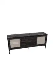 TRİOO TUVALO ÇEKMECELİ,KAPAKLI,KONSOL ÇOK AMAÇLI DOLAP (%100MDF) 4