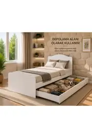 pablo yavru yataklı,depolama alanlı karyola(%100mdf) 2