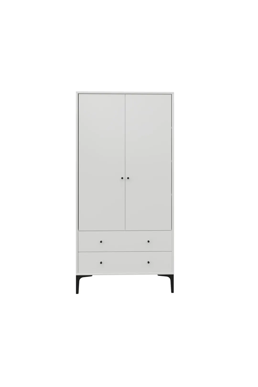 Focus 2 Kapılı Dolap/gardırop Beyaz (%100MDF) 4