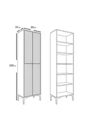 Paris Ayakkabılık,kiler,mutfak Erzak Çok Amaçlı Dolap(%100MDF) 6