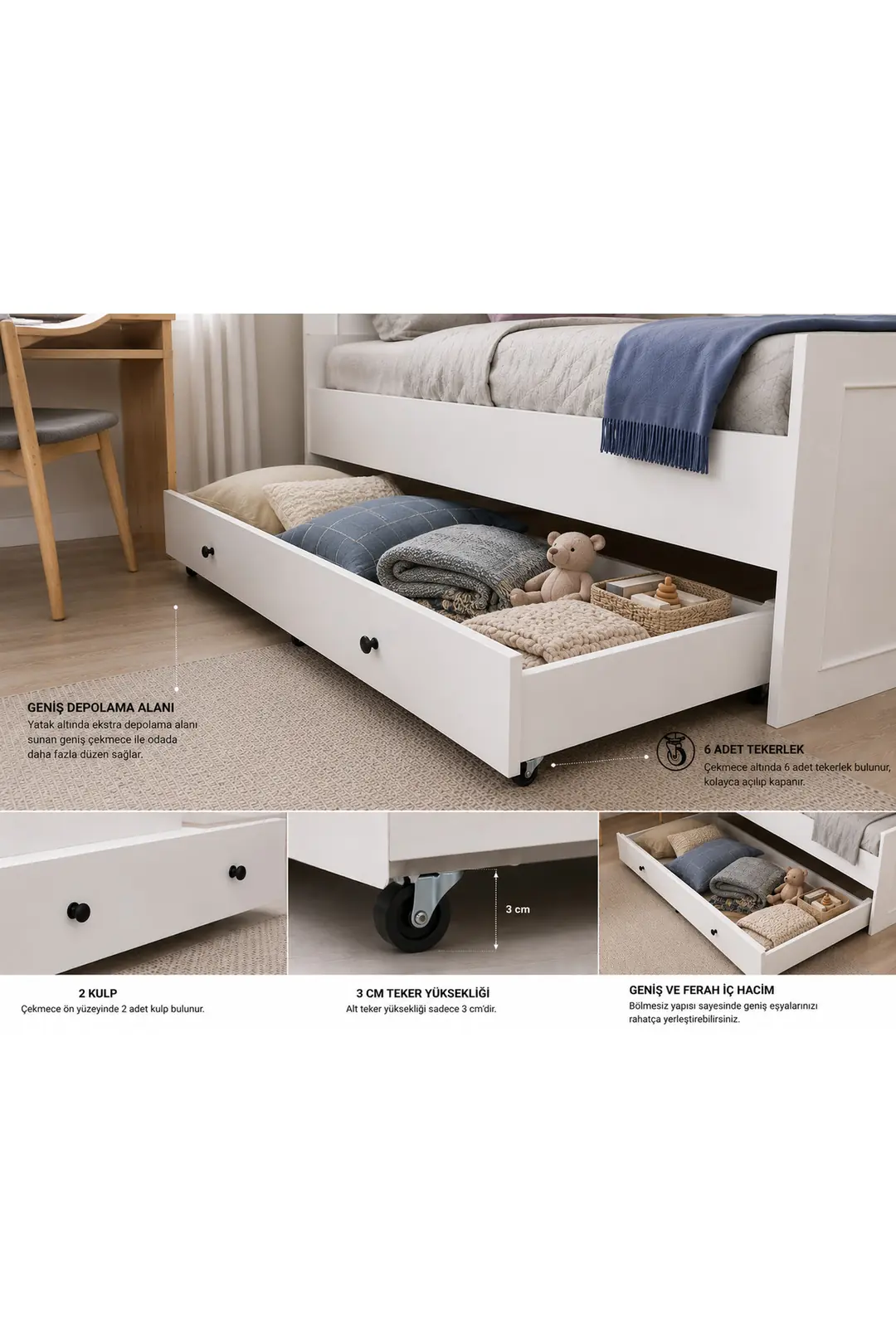 MADRİD LARCH GENÇ ODASI (%100MDF) 5