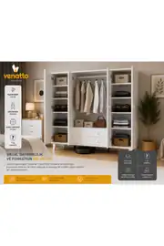 madrid 4 kapaklı,aynalı,10 raflı,2 çekmeceli dolap/gardırop (%100mdf) 2