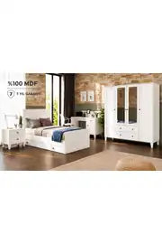 MADRİD AYNALI ÇOK FONKSİYONEL GENÇ ODASI (%100MDF) 1