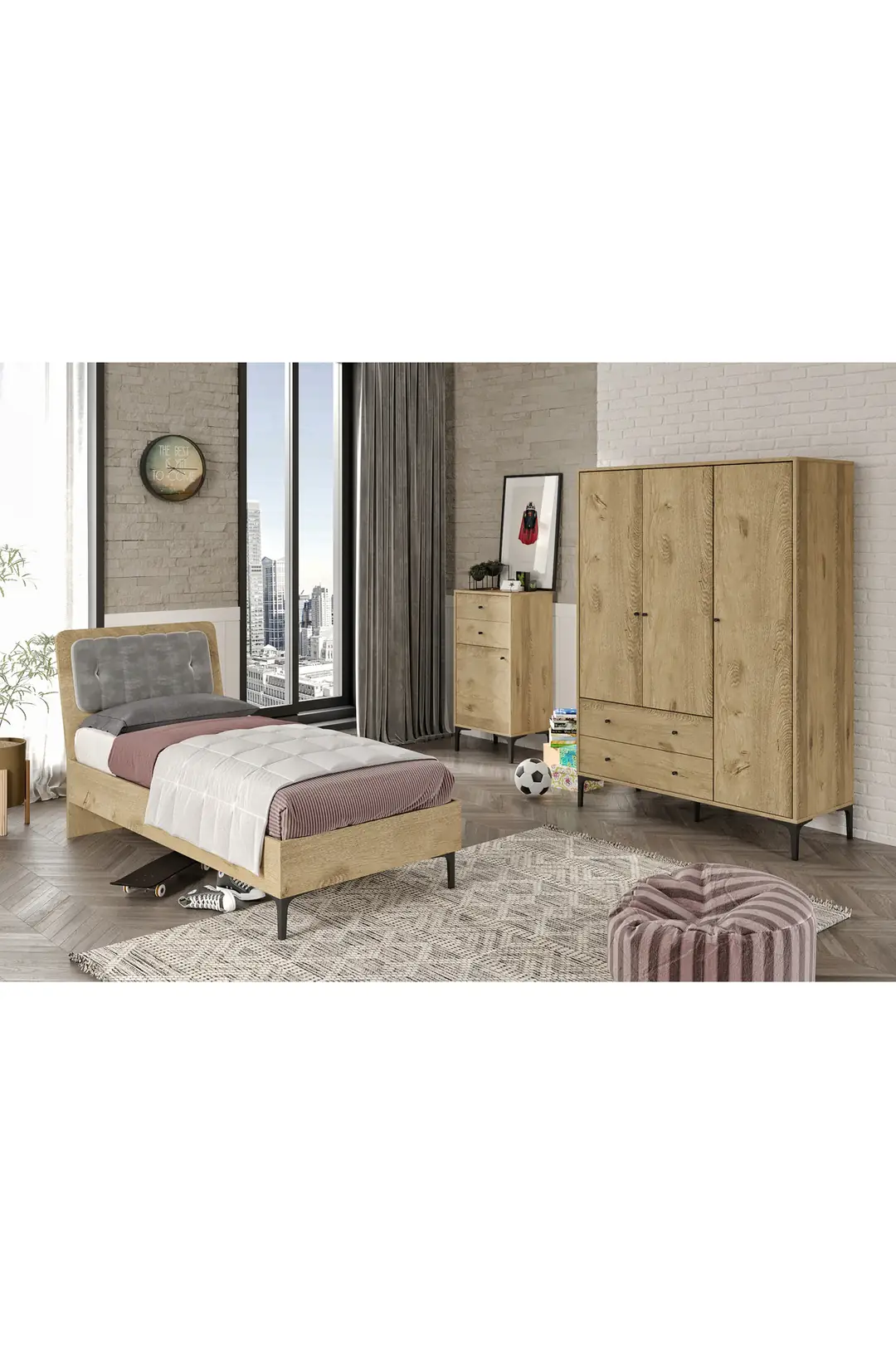focus life wood genç odası(%100mdf) 6