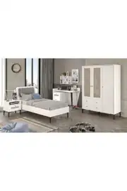 Trio White L Genç Odası Takımı(%100mdf) 3