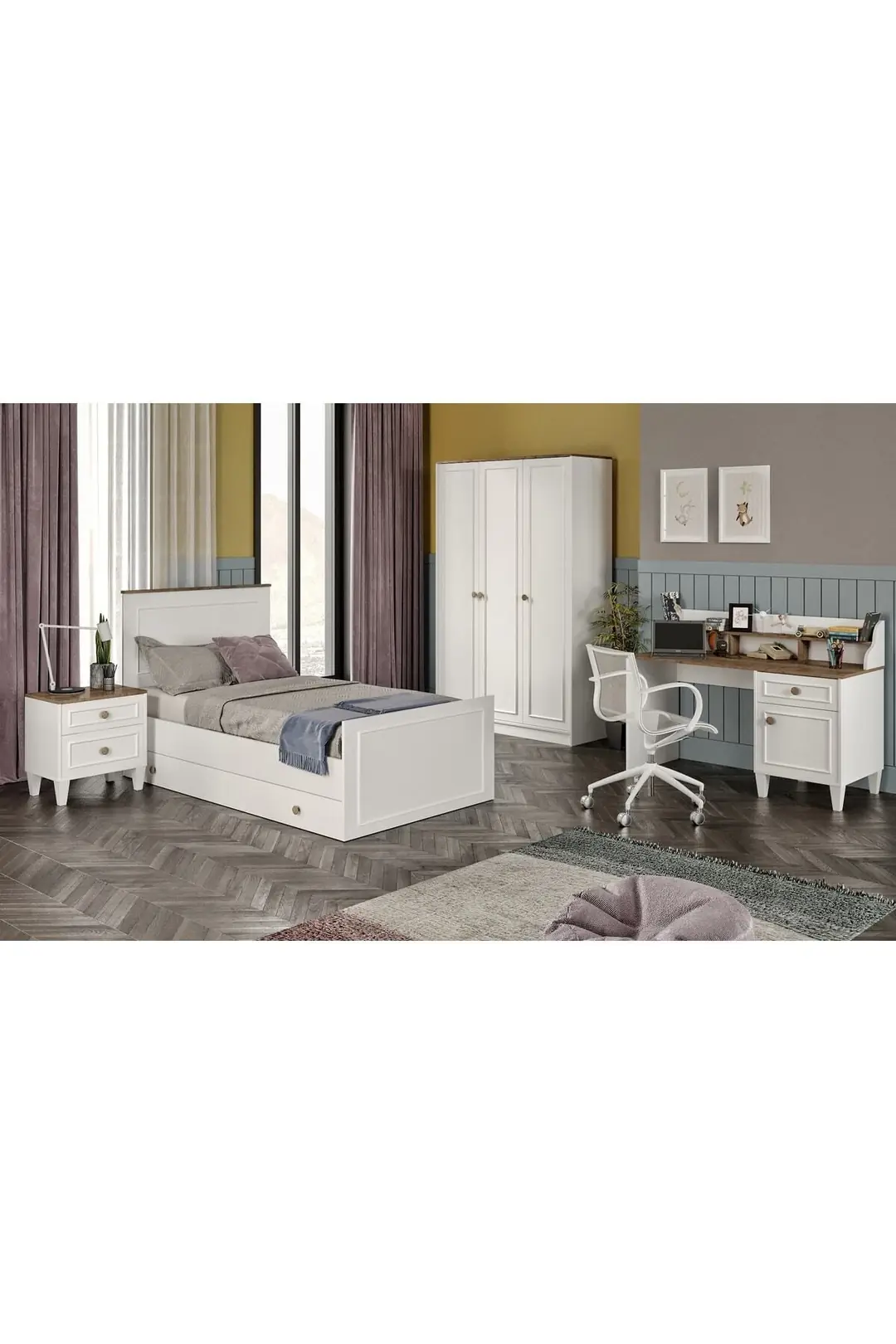 Smart 3 Kapılı Dolap(%100MDF) 6
