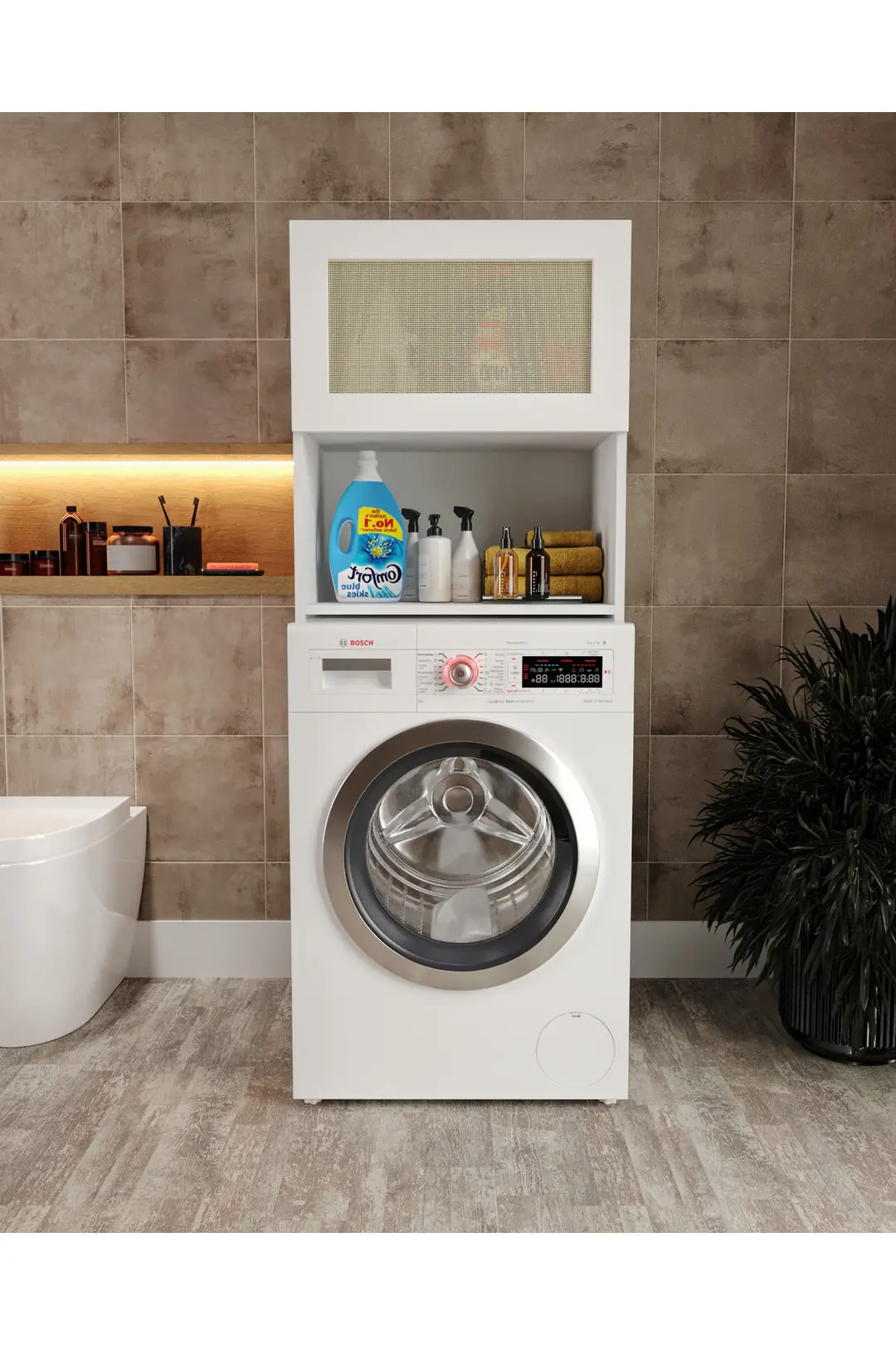 mona banyo,çamaşır makina dolabı(%100mdf)
