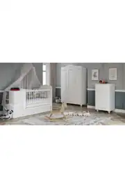 Beyaz Romantic Büyüyen Bebek Odası Tk(%100mdf) 1