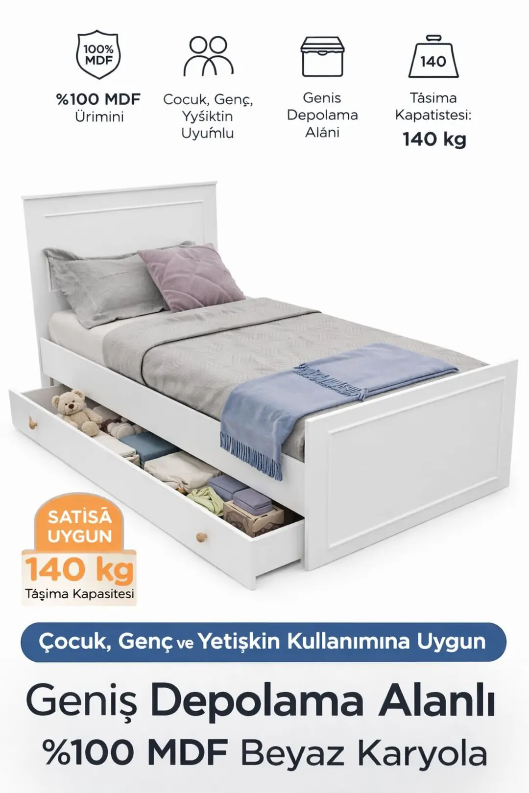 madrid genç odası takımı (%100mdf) 4