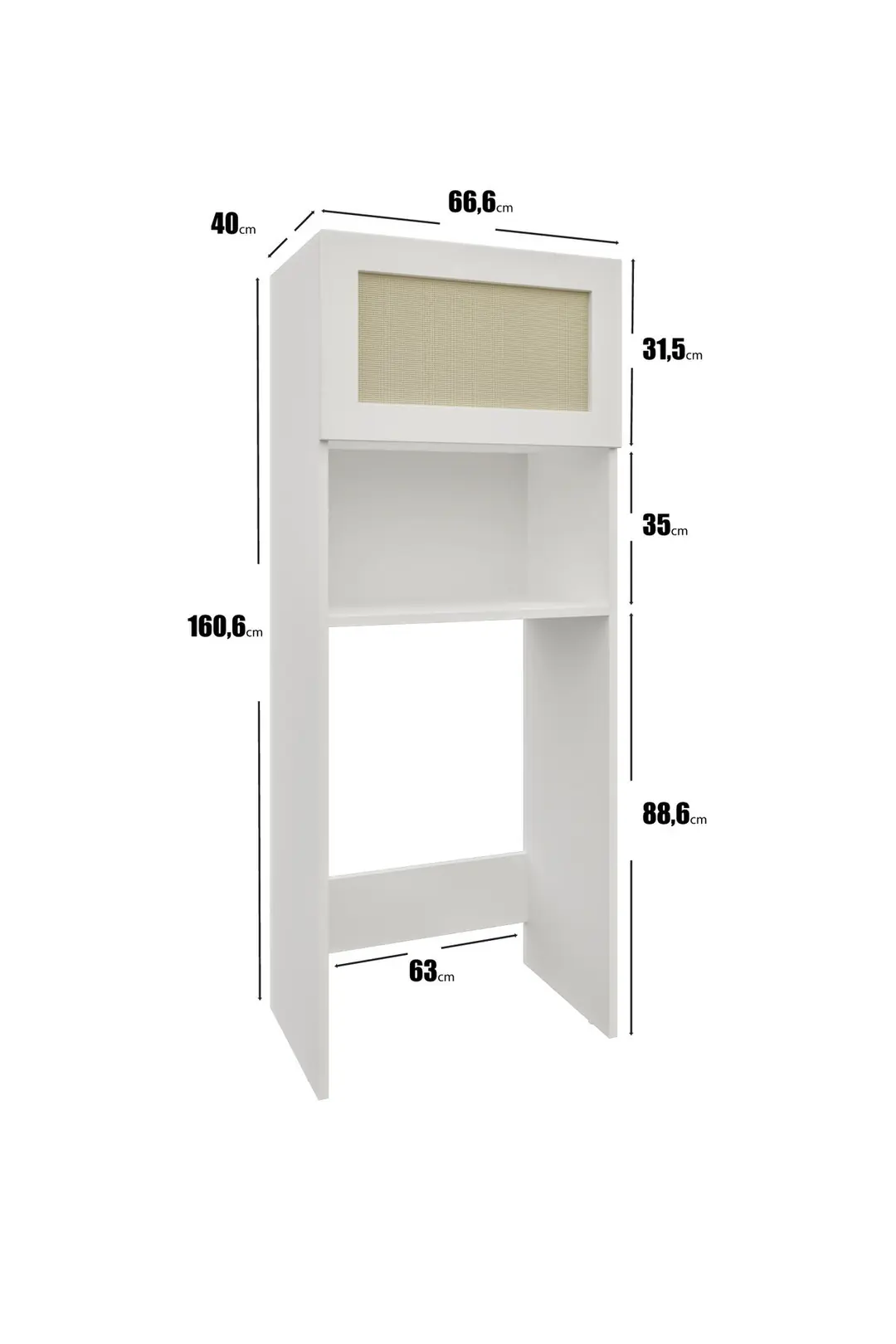 mona banyo,çamaşır makina dolabı(%100mdf) 6