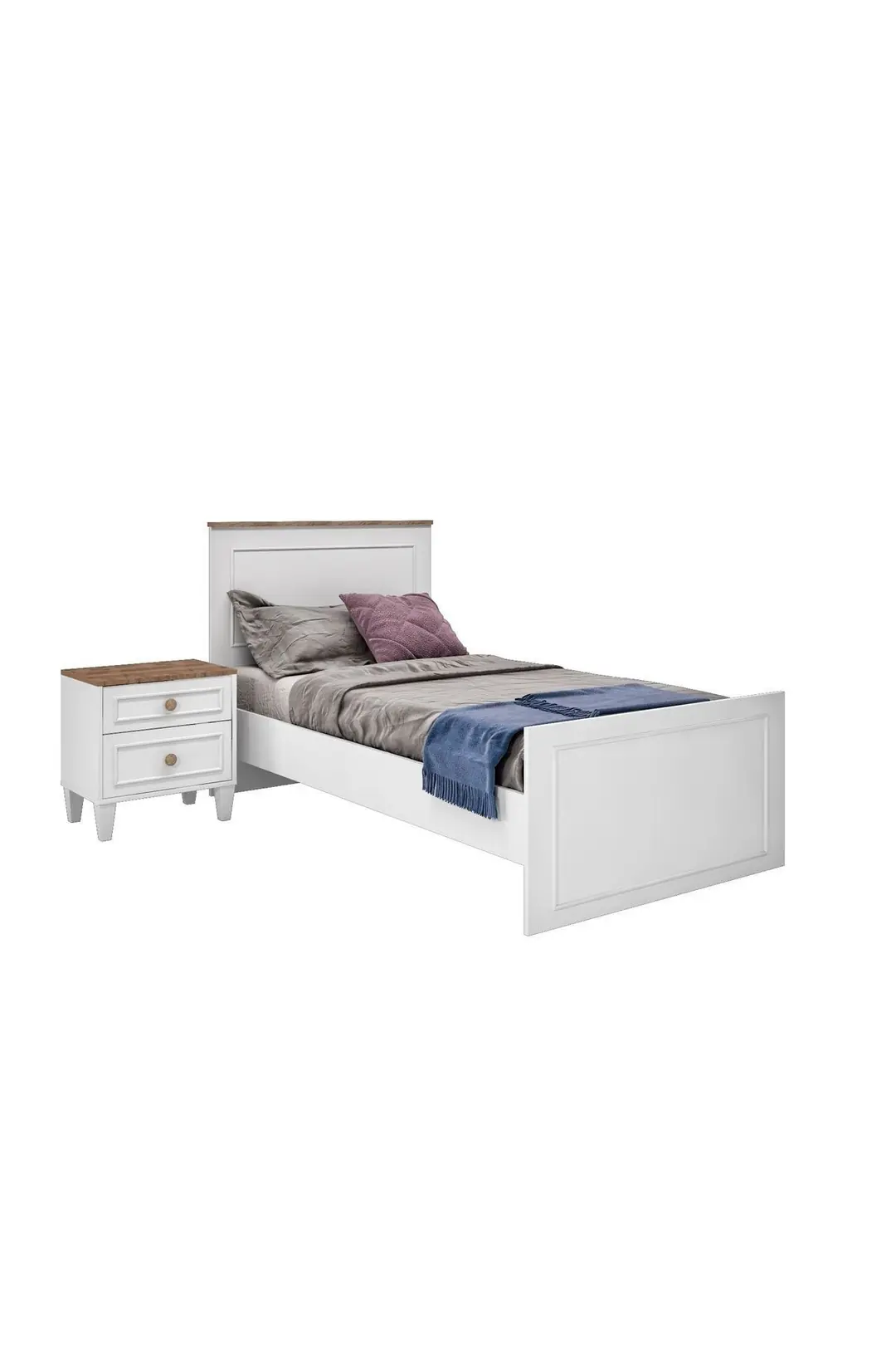 Smart Karyola (%100MDF) (90X190) 3