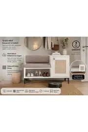 massimo life white portmanto(%100mdf) 5