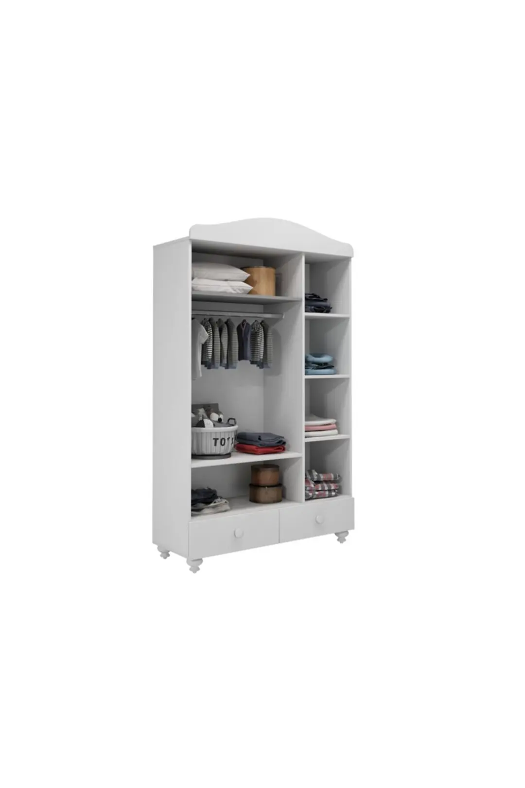 Almina 3 Kapaklı Dolap (%100MDF) 4