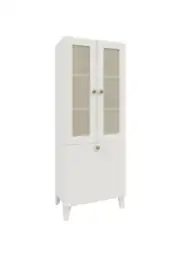 napoli 2 kapaklı,hasırlı çok amaçlı kirli banyo dolabı (%100mdf) 6