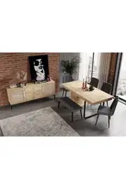 TRİO DEKORATİF MASA (90X190) 3