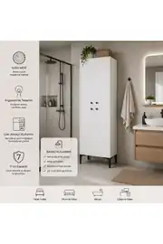 Paris Ayakkabılık,kiler,mutfak Erzak Çok Amaçlı Dolap(%100MDF) 3