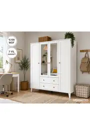 MADRİD AYNALI ÇOK FONKSİYONEL GENÇ ODASI (%100MDF) 2