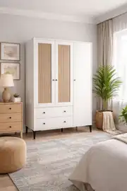 Trio White L Genç Odası Takımı(%100mdf) 2