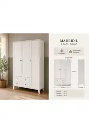 MADRİD LARCH GENÇ ODASI (%100MDF) 2