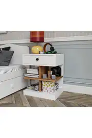 Beyaz Pianno Komodin(%100MDF) 3