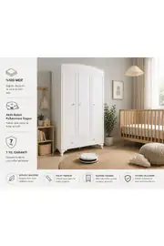 Selena Avangart 3 Kapaklı Dolap (%100mdf) 2