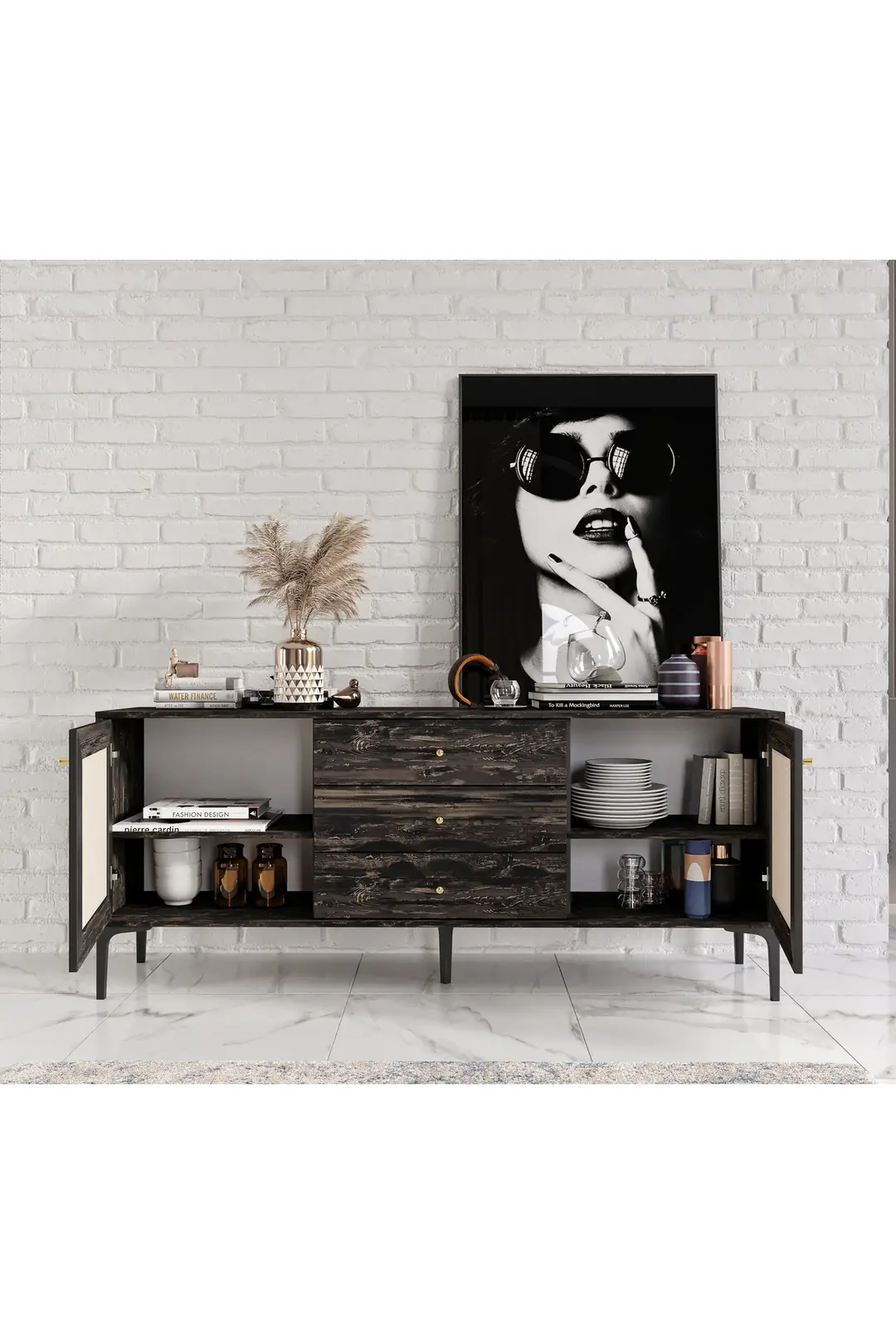 TRİOO TUVALO YEMEK ODASI TAKIMI (%100MDF) 3