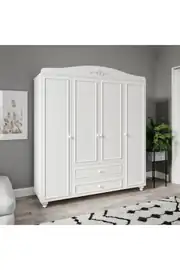 Romantic 4 Kapılı, 2 Çekmeceli, Avangart Dolap/gardırop(%100MDF) 3