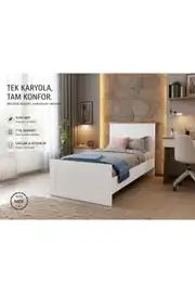 Smart Karyola 100x200 (%100MDF) 1
