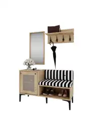 Tarz dekoratif portmanto/ayakkabılık (%100mdf) 2
