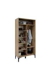 Massimo 2 Kapaklı,7 Raflı.sık Askılıklı Ayakkabılık/vestiyer/portmanto (%100MDF) 3