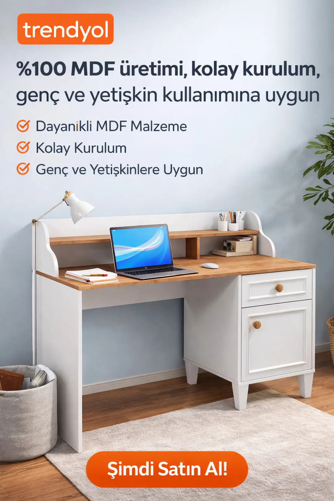 Smart L Genç Odası (%100mdf) 6