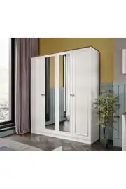 Smart 4 Kapılı Aynalı Gardrop/ Dolap(%100MDF) 3